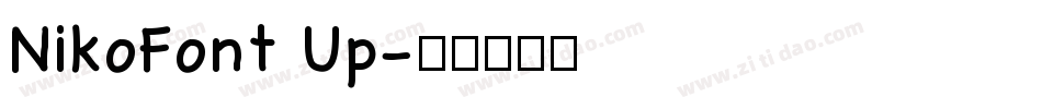 NikoFont Up字体转换
